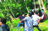 Villagers hurl stones at wind break-wall construction  workers at MRPLs coke yard